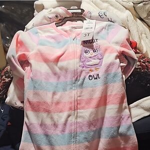 Absorba Baby Boys 2 Piece Bundle Blanket Sleeper nwt night owl